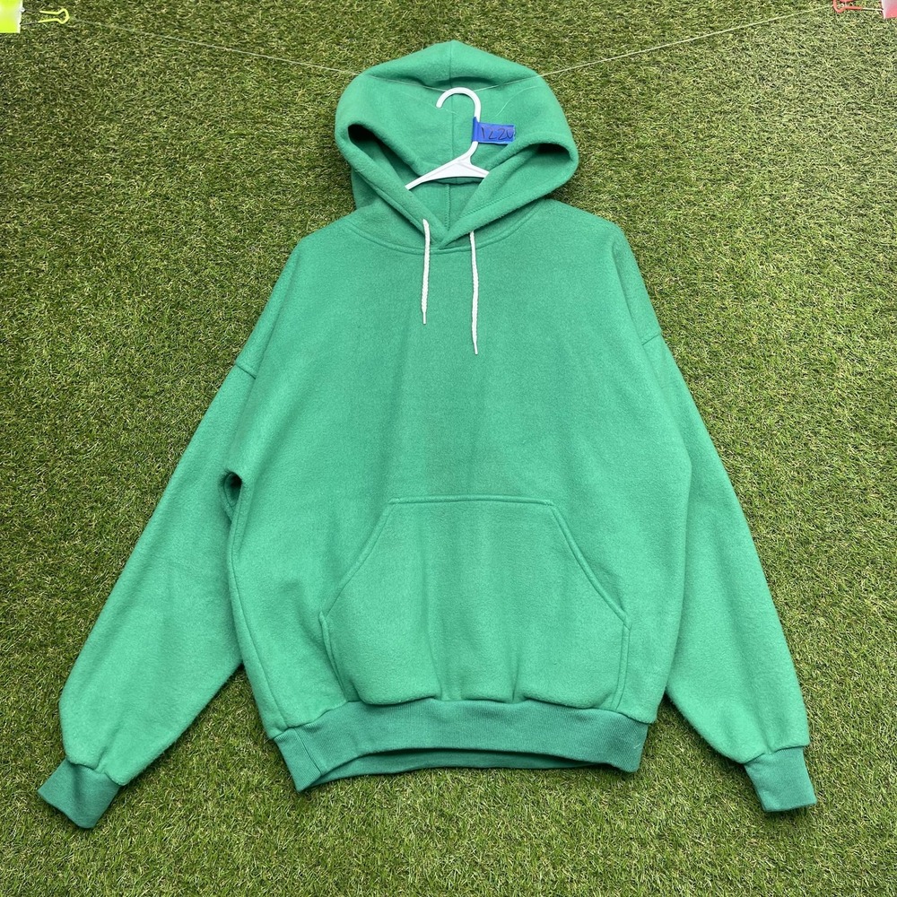 Vintage Ocean Pacific Hoodie Mens Large Green Surf Stars Graphic Fleece 90s